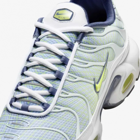 Кросівки Nike AIR MAX PLUS біло-синьо-салатові HV6227-001