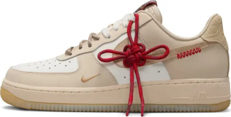 Кроссовки женские Nike AIR FORCE 1 '07 LX YEAR OF THE SNAKE бежево-молочные HV5990-172