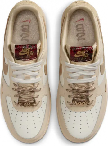 Кроссовки женские Nike AIR FORCE 1 '07 LX YEAR OF THE SNAKE бежево-молочные HV5990-172