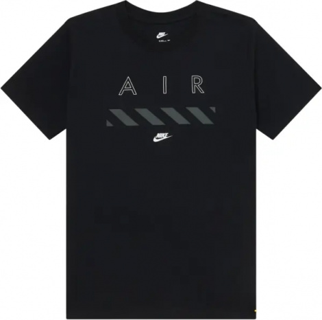 Футболка подростковая Nike AIR черная HV5191-010