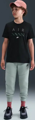 Футболка подростковая Nike AIR черная HV5191-010