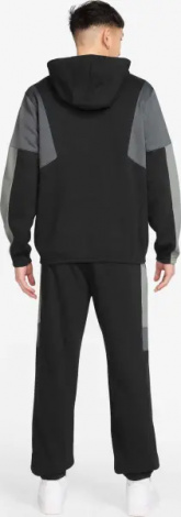 Спортивний костюм Nike CLUB FLEECE HOODED TRACK GX чорно-сірий HV1165-010