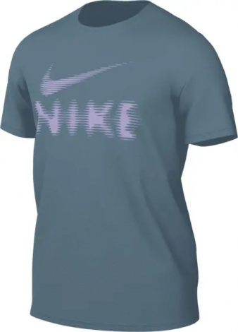 Футболка Nike HYVERSE DRI-FIT UV VERSATILE дымчато-голубая HQ7987-006