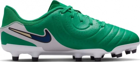 Бутси дитячі Nike JR TIEMPO LEGEND 10 ACADEMY FG/MG LV8 зелено-білі HJ7190-300