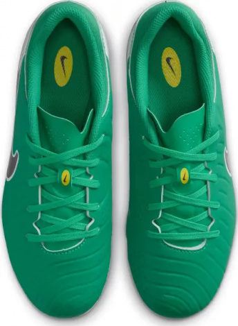 Бутси дитячі Nike JR TIEMPO LEGEND 10 ACADEMY FG/MG LV8 зелено-білі HJ7190-300