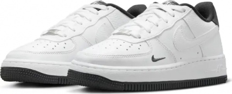 Кросівки підліткові Nike AIR FORCE 1 LV8 (GS) біло-темно-сірі HJ4560-100