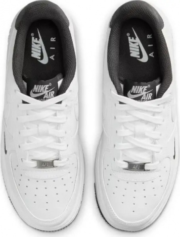 Кросівки підліткові Nike AIR FORCE 1 LV8 (GS) біло-темно-сірі HJ4560-100