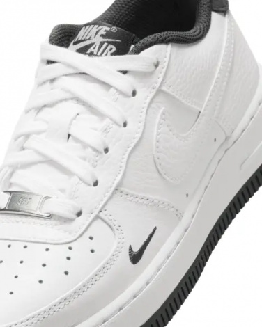 Кросівки підліткові Nike AIR FORCE 1 LV8 (GS) біло-темно-сірі HJ4560-100