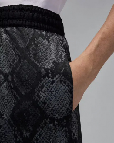 Шорты Nike JORDAN SPORT DRI-FIT MESH DIAMOND SHORTS темно-серо-черные HF9907-010