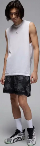 Шорты Nike JORDAN SPORT DRI-FIT MESH DIAMOND SHORTS темно-серо-черные HF9907-010