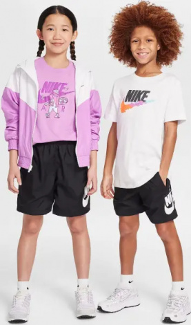 Шорти підліткові Nike SPORTSWEAR CLUB 6" WOVEN чорні HF8138-010
