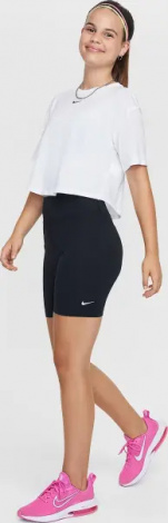 Велосипедки підліткові Nike ONE DRI-FIT 5" чорні FZ5603-010