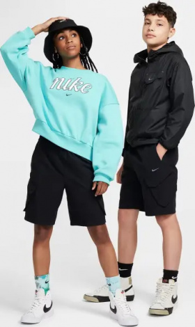 Шорти підліткові Nike SPORTSWEAR CITY UTILITY чорні FZ4903-010