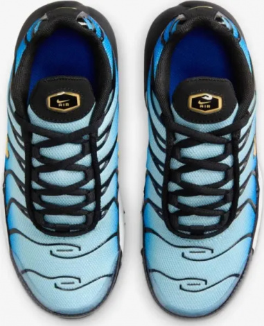 Кросівки дитячі Nike AIR MAX PLUS (PS) блакитно-чорні FZ0023-032