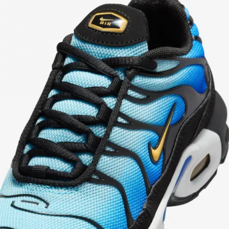 Кросівки дитячі Nike AIR MAX PLUS (PS) блакитно-чорні FZ0023-032