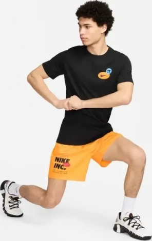 Футболка Nike DRI-FIT FITNESS GFX черная FV8366-010