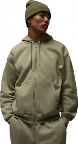 Толстовка Nike JORDAN BROOKLYN FLEECE FULL-ZIP HOODIE оливковая FV7289-205