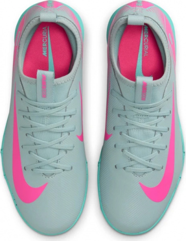 Сороконожки (шиповки) детские Nike JR MERCURIAL ZOOM VAPOR 16 ACADEMY TF темно-мятно-розовые FQ8284-301