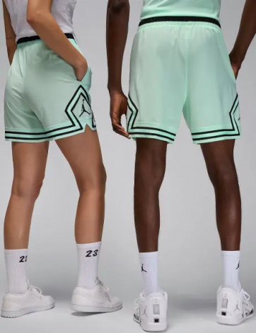 Шорти баскетбольні Nike JORDAN DRI-FIT WOVEN DIAMOND SHORTS м'ятно-чорні FQ2989-353