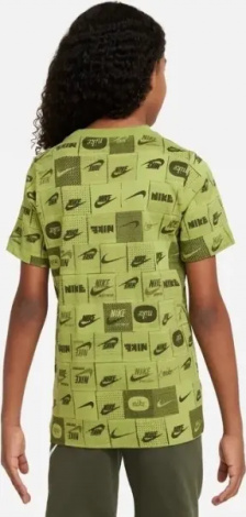 Футболка подростковая Nike SPORTSWEAR лаймовая FN9609-377