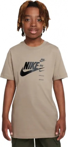 Футболка підліткова Nike STANDARD ISSUE бежева FN7713-247