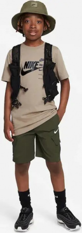 Футболка підліткова Nike STANDARD ISSUE бежева FN7713-247