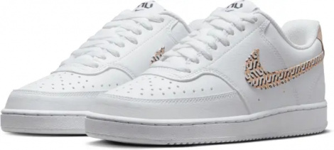 Кросівки жіночі Nike COURT VISION LOW NEXT NATURE X NIKE UNITED біло-світло-коричневі FN7323-100