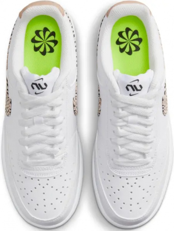 Кросівки жіночі Nike COURT VISION LOW NEXT NATURE X NIKE UNITED біло-світло-коричневі FN7323-100