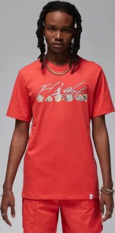 Футболка Nike JORDAN FLIGHT ESSENTIALS красная FN5966-604