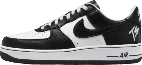 Кроссовки Nike AIR FORCE 1 LOW QS TS черно-белые FJ5756-100