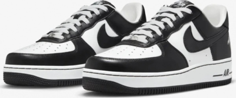 Кроссовки Nike AIR FORCE 1 LOW QS TS черно-белые FJ5756-100