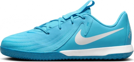 Футзалки (бампы) детские Nike JR PHANTOM GX II ACADEMY IC голубые FJ2609-400