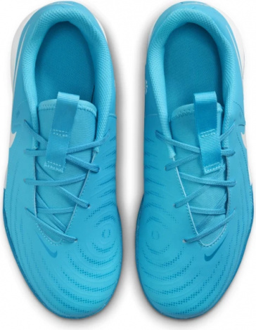 Футзалки (бампы) детские Nike JR PHANTOM GX II ACADEMY IC голубые FJ2609-400