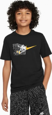 Футболка підліткова Nike SPORTSWEAR TEE SOCCER BALL FA23 чорна FD3974-010
