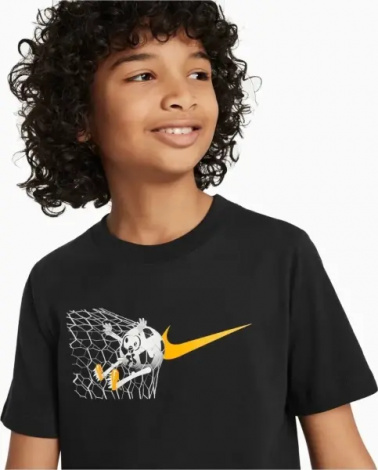 Футболка підліткова Nike SPORTSWEAR TEE SOCCER BALL FA23 чорна FD3974-010