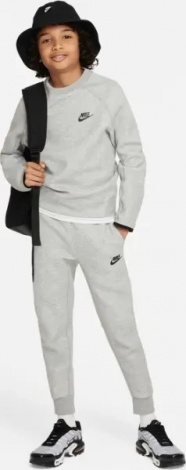 Спортивні штани підліткові Nike TECH FLEECE сірі FD3287-063