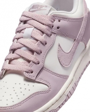 Кросівки підліткові Nike DUNK LOW (GS) бузково-білі FB9109-122