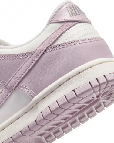 Кросівки підліткові Nike DUNK LOW (GS) бузково-білі FB9109-122