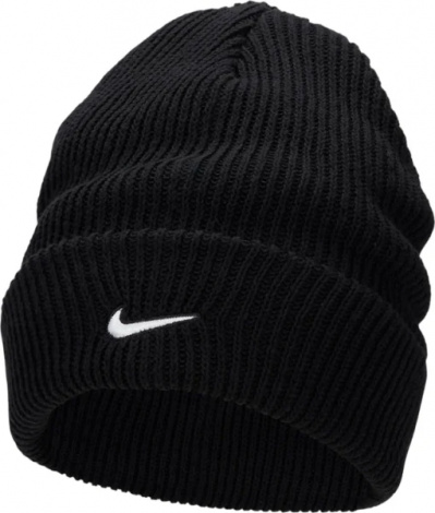 Шапка Nike U PEAK BEANIE TC SWSH L чорна FB6529-010