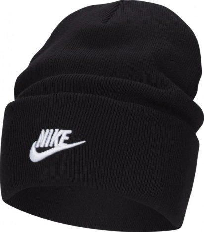 Шапка Nike U NK PEAK BEANIE TC FUT L черная FB6528-010