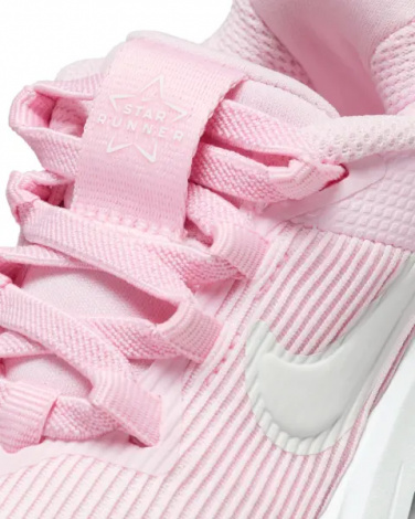 Кросівки дитячі Nike STAR RUNNER 4 NN (TD) світло-рожево-білі DX7616-602