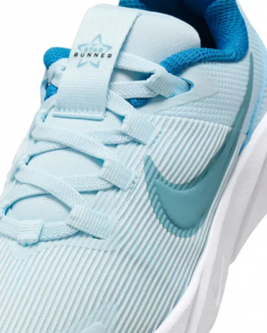 Кросівки дитячі Nike STAR RUNNER 4 NN (PS) блакитно-бірюзові DX7614-404