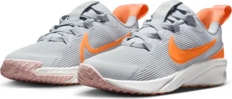 Кросівки дитячі Nike STAR RUNNER 4 NN (PS) сіро-помаранчеві DX7614-008