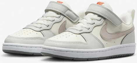 Кроссовки детские Nike COURT BOROUGH LOW RECRAFT (PS) молочно-бежевые DV5457-127
