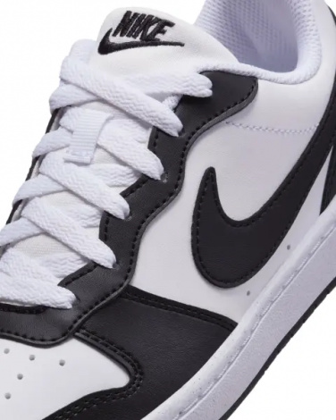 Кроссовки подростковые Nike COURT BOROUGH LOW RECRAFT (GS) бело-черные DV5456-131