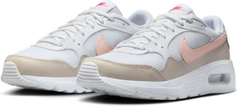 Кроссовки подростковые Nike AIR MAX SC (GS) бело-бежево-персиковые CZ5358-122