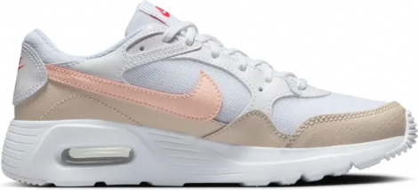 Кроссовки подростковые Nike AIR MAX SC (GS) бело-бежево-персиковые CZ5358-122