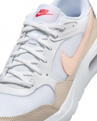 Кроссовки подростковые Nike AIR MAX SC (GS) бело-бежево-персиковые CZ5358-122
