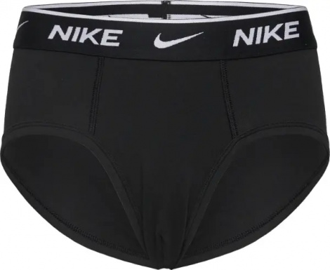 Труси (бріфи) підліткові Nike DRI-FIT ESSENTIAL COTTON STRETCH HIP BRIEFS чорні (3 штуки) 9N1185-023