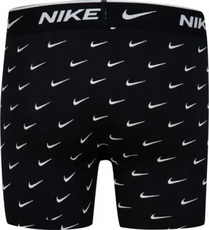 Труси (боксерки) підліткові Nike DRI-FIT ESSENTIAL COTTON STRETCH BOXER SHORTS блакитні, чорні, сірі (3 штуки) 9N0847-F66